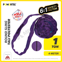 Round Sling / Roundsling 1 Ton  x 4 Meter POWERTEC Double Jacket