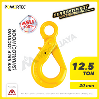 Eye Self-Locking Hook 20mm - 12.5 Ton POWERTEC