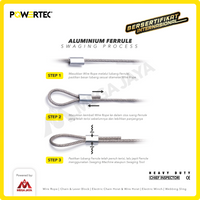 Aluminium Ferrule / Crimp Ferrule 4mm POWERTEC
