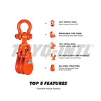 Snatch Block HD-Type 4 Ton 4.5" Shackle 2S