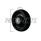 Parts of Hand Pallet Toyo 5Ton : Nylon Wheel (Steering) 180Milimeter x 50Milimeter