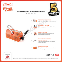 Permanent Magnet Lifter / Magnetic Lifter 0.2 Ton TOYO