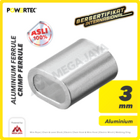 Aluminium Ferrule / Crimp Ferrule 3mm POWERTEC