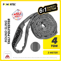 Round Sling / Roundsling 4 Ton  x 3 Meter POWERTEC Double Jacket