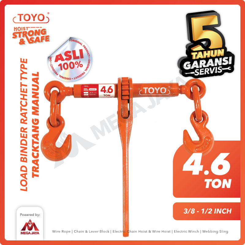 Load Binder Ratchet Type 3/8" - 1/2" TOYO