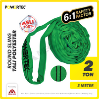 Round Sling / Roundsling 2 Ton  x 3 Meter POWERTEC Double Jacket