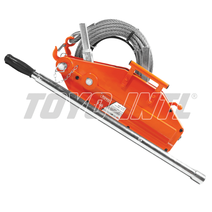 Wire Rope Pulling Hoist Toyo ZNL1600 1,6 Ton x 20 Meter 11Milimeter