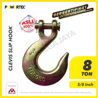 Clevis Slip Hook with Latch 5/8" POWERTEC