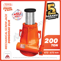 Screw Jack / Dongkrak Ulir Botol 200 Ton TOYO