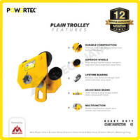 Plain Trolley / Manual Troli 5 Ton POWERTEC