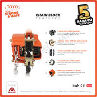 Chain Block / Takel 1 Ton x 12 Meter TOYO