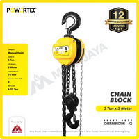 Chain Block / Takel 5 Ton x 5 Meter POWERTEC