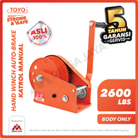 Hand Winch Auto Brake / Katrol Manual 2600 Lbs TOYO