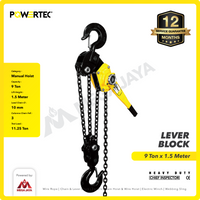 Lever Block / Lever Hoist 9 Ton x 1.5 Meter POWERTEC