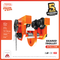 Geared Trolley / Gear Troli Hoist 20 Ton x 3 Meter TOYO