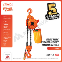 Electric Chain Hoist 3 Ton  x 12 Meter HHBD Series TOYO
