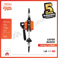 Mini Lever Block / Lever Hoist 500 Kg x 1.5 Meter TOYO
