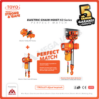 Electric Chain Hoist 5 Ton  x 12 Meter KD Series TOYO