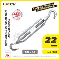 Turnbuckle / Jarum Keras JIS Hook & Hook M22 Span Skrup POWERTEC