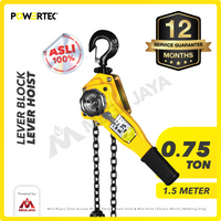 Lever Block / Lever Hoist 0.75 Ton x 1.5 Meter POWERTEC