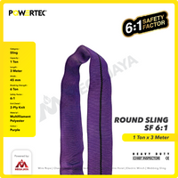 Round Sling / Roundsling 1 Ton  x 3 Meter POWERTEC Double Jacket