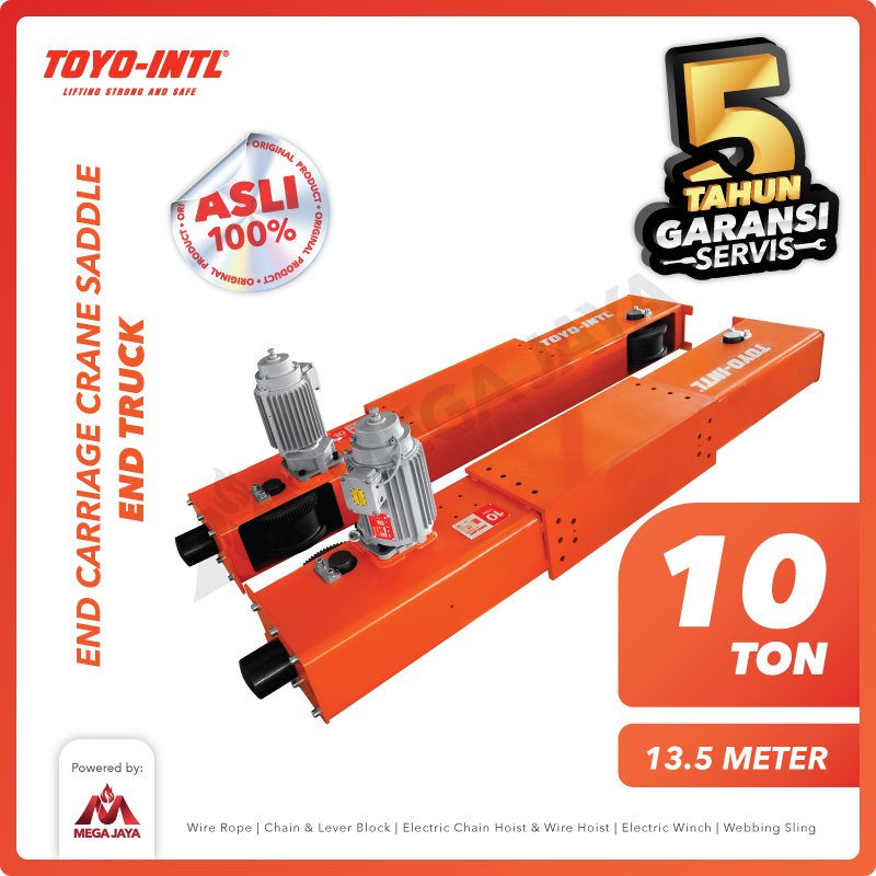 End Carriage / Crane Saddle 10 Ton TOYO