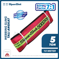 Webbing Sling Belt / Tali Angkat 5 Ton x 10 Meter SPANSET