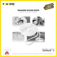 Tali Nilon Kepang 3mm x 80m Braided Nylon Rope POWERTEC