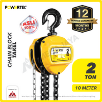 Chain Block / Takel 2 Ton x 10 Meter POWERTEC