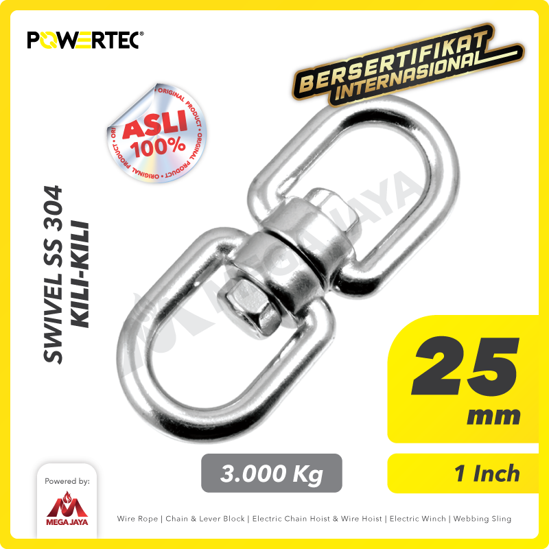 Swivel SS 304 / Kili kili 25mm - 1" POWERTEC