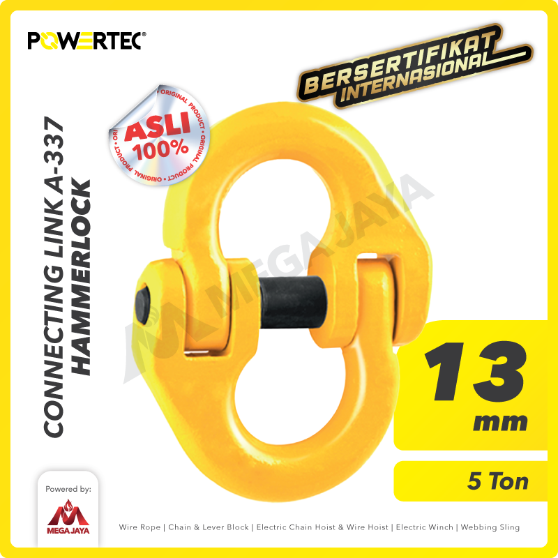 Connecting Link / Hammerlock A-337 13mm - 5 Ton - 1/2" POWERTEC