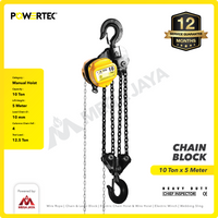 Chain Block / Takel 10 Ton x 5 Meter POWERTEC