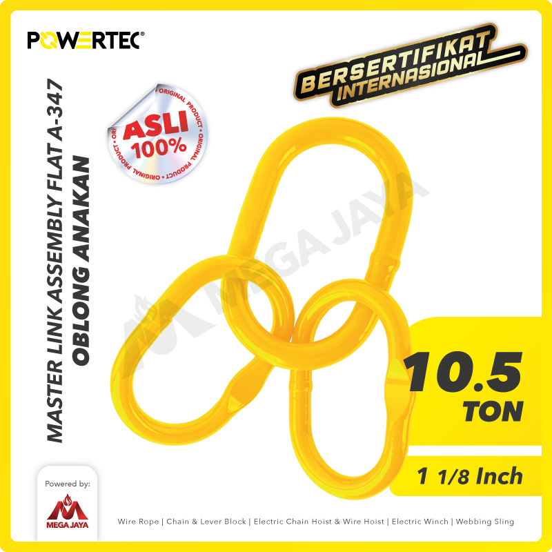 Master Link Assembly Flat A-347 1-1/8" POWERTEC