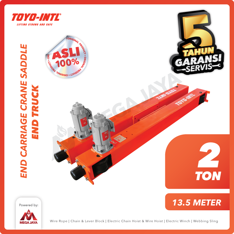 End Carriage / Crane Saddle 2 Ton TOYO