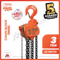 Chain Block / Takel 3 Ton x 20 Meter TOYO