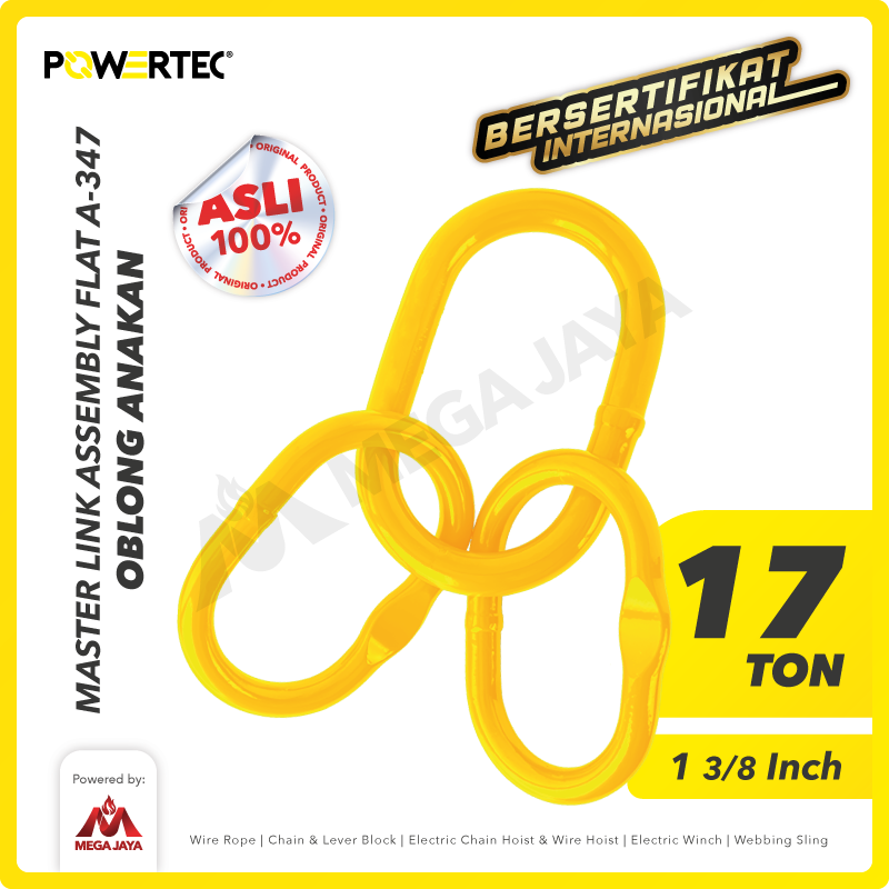 Master Link Assembly Flat A-347 1-3/8" POWERTEC