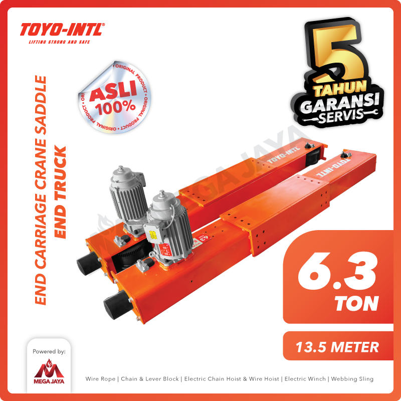 End Carriage / Crane Saddle 6.3 Ton TOYO