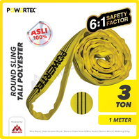 Round Sling / Roundsling 3 Ton  x 1 Meter POWERTEC Double Jacket