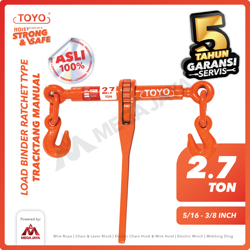 Load Binder Ratchet Type 5/16" - 3/8" TOYO