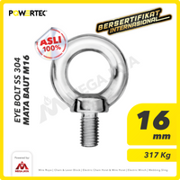 Eye Bolt / Mata Baut POWERTEC SS 304 M16 POWERTEC