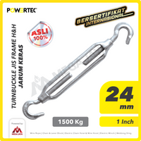 Turnbuckle / Jarum Keras JIS Hook & Hook M24 Span Skrup POWERTEC