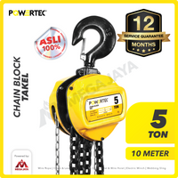 Chain Block / Takel 5 Ton x 10 Meter POWERTEC