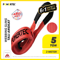 Webbing Sling Belt / Tali Angkat 5 Ton x 3 Meter POWERTEC Double Ply