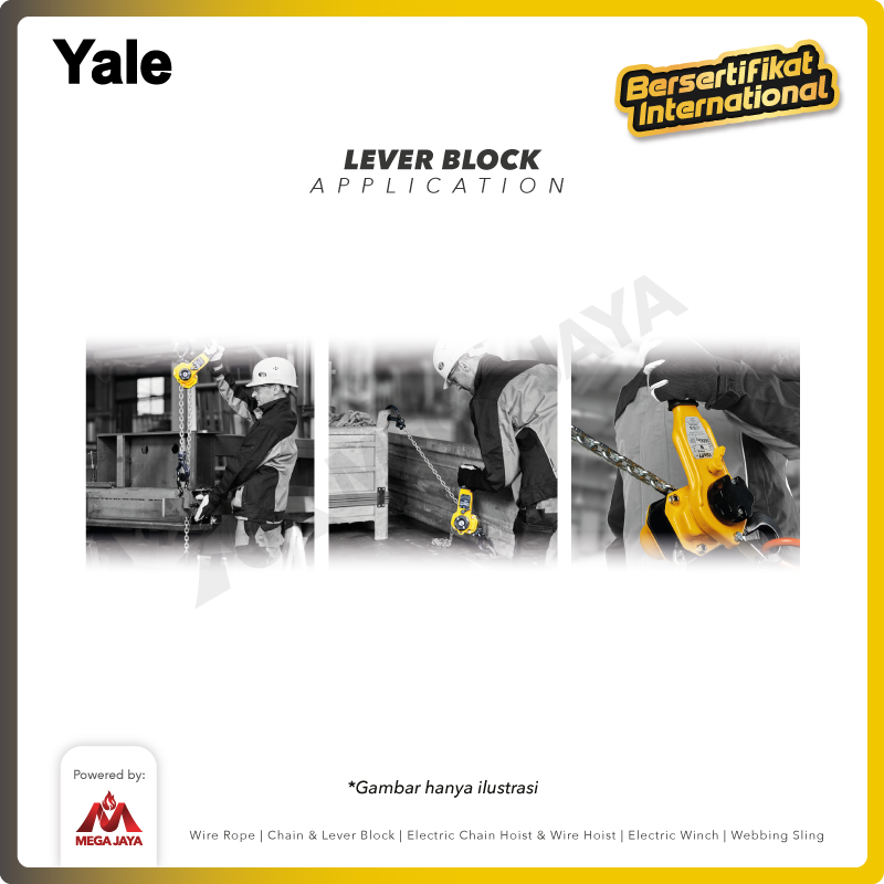 Lever Block / Lever Hoist 6 Ton x 1.5 Meter UNOplus YALE