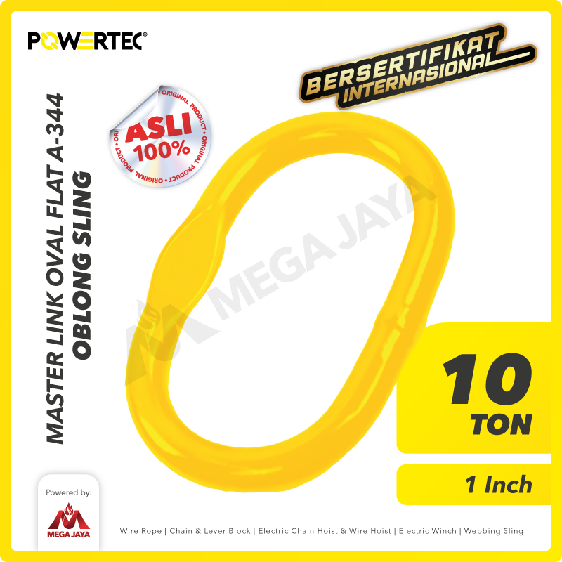Master Link Oval Flat A-344 1" POWERTEC