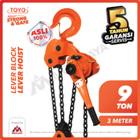 Lever Block / Lever Hoist 9 Ton x 3 Meter TOYO